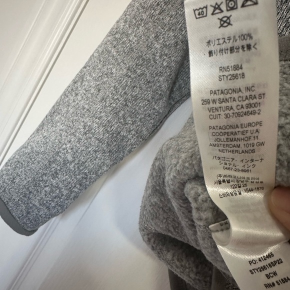 PATAGONIA Women's Better Sweater 1/4-Zip Fleece SZ XS - Picture 6 of 6